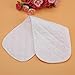 Sonew 10pcs Soft&Breathable Baby Diapers Toddler Cotton Nappy Insert Liners Reusable Cotton Cloth Diaper 12.5 * 4.7in Common Size(3 Layers)