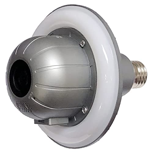 Jovision Floodlight Camera Bulb Night Vision Indoor Outdoor Wireless Security System (2023 Model 2)