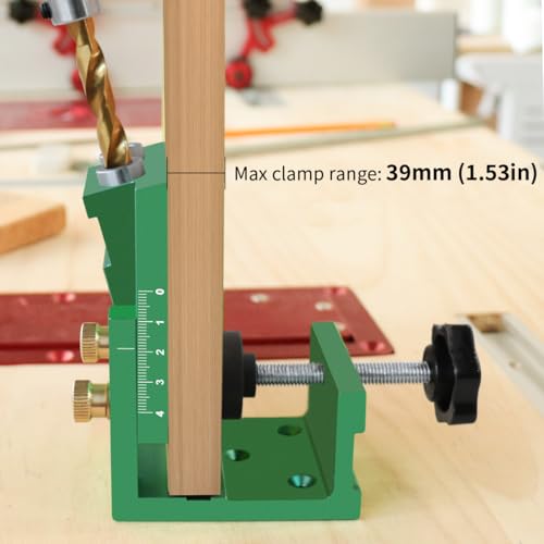 Pocket Hole Jig Kit, 2 Hole Adjustable Angle Drill Guide Screw Joint Angle Jig Dowell Drill Joinery Carpentry Locator Woodworking Tools - Thumbnail 2