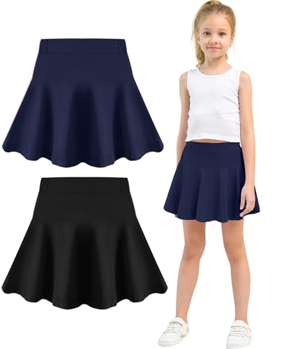 Image of Toddler Skirt Little Girls Athletic Uniform Skorts Golf Outfit Cheer Tennis Skirts with Shorts