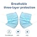 50 PCS Disposable Earloop Face Masks,Level 3 Respirator Masks For protection Surgical Dental Polypropylene Masks for Personal Health Protection …