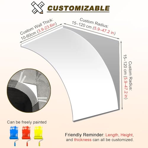 Kit de arco de espuma para moldura de pared interior y puertas de pasillo 4