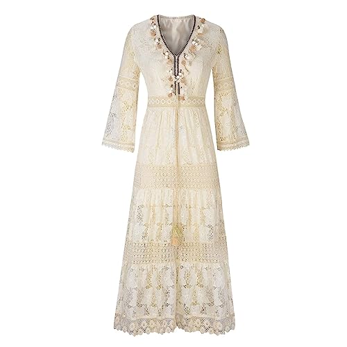 Robe femme chic et elegant coupe longue de cérémonie éte e624 - 4