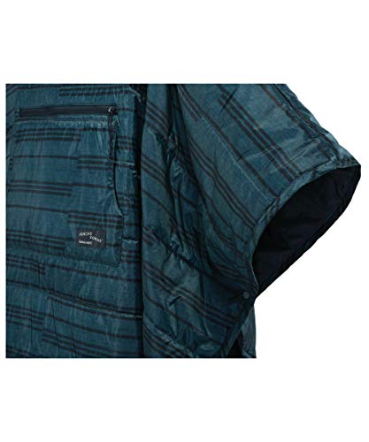 Image of Therm-a-Rest Honcho Poncho Wearable Hoodie Blanket, Blue Print