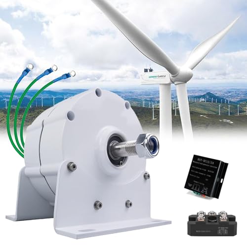 YLANMEI Complete Set of Permanent Magnet Generator, Industrial Supplies Three-Phase Alternator (with Rectifier) 48V-9000W