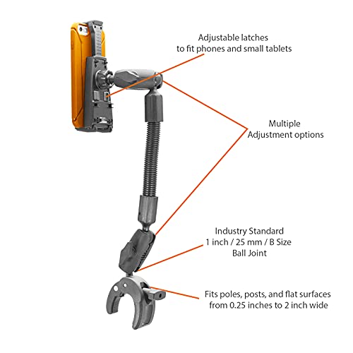 image for iBOLT sPro2 Accessibility Post / Pole / Rail / Handlebar Clamp Mount f