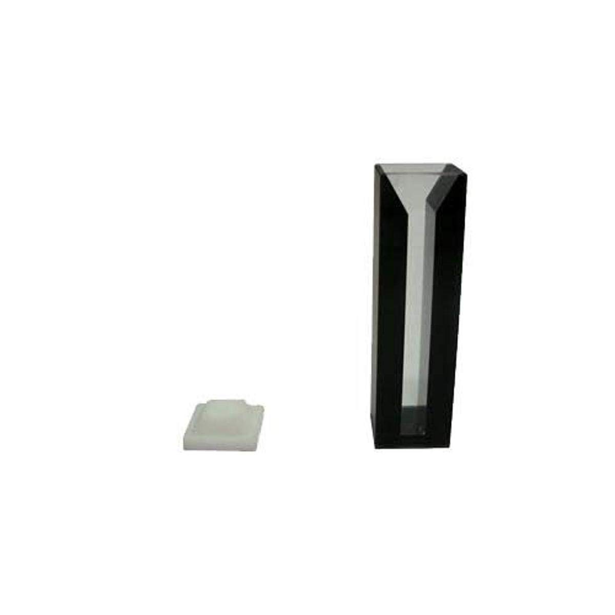 Varsal 406-317B-G5 Micro Short Self Masking Spectrophotometer Cell with Lid Optical Glass, Light Path 5 mm, Capacity 0.2 mL, Range 334 to 2500 nm-image-30