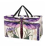 Sacs fourre-tout polyvalents : ce sac fourre-tout d'épicerie pour homme et femme, utile pour divers endroits, tels que les supermarchés, les sites de camping, la plage, etc. Pratique pour transporter des fruits, des légumes, des boissons, des collations, des achats, des courses, des jouets, des vêtements, etc., lorsque vous avez un pique-nique, des activités de plein air ou un court voyage. Idéal comme sac d'épicerie, panier à linge, boîte de rangement, organisateur de jouets, sac de pique-nique, sac de plage, etc.