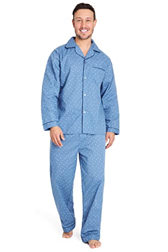 CityComfort Pyjama Homme - Ensembles de Pyjama Homme(Bleu, L)