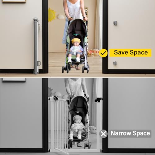 Retractable-Baby-Gates-for-Stairs-Dog-Gates-for-Doorways-Mesh-Baby-Gate-Extends-to-54-Wide-34-Tall-Pet-Gate-Indoor-Use-for-Hallways-Porch-Patio-Outdoor-Gray