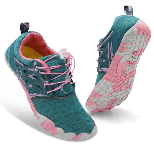 Image of XIHALOOK Athletic Hiking Water Shoes Womens Mens Quick Dry Barefoot for Beach Walking Kayaking Surfing Training