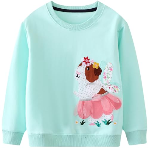 Image of Hongshilian Unisex Kids Cute Cartoon Cotton Sweater Shirt