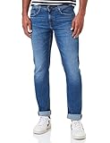 5-Pocket-Design MUSTANG Herren Style Oregon Tapered Jeans, Mittelblau 682, 36W / 34L
