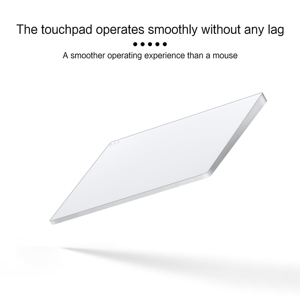 Trackpad - Ratón inalámbrico con Bluetooth de 2,4 G, con cable, panel táctil, recargable, para laptop, PC, color