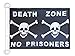 Produktbild AZ FLAG Bootsflagge Pirat Dead Zone 45x30 cm, Aussenverwendung - Piraten Totenkopf Bootsfahne Aus Gestricktem Polyester Mit Plastikringen