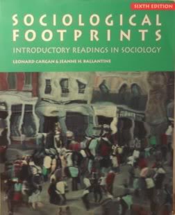 Sociological Footprints: Introductory Readings in Sociology
