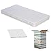Evergreenweb materac do łóżeczka dziecięcego, wysokość 12 cm + poduszka gratis zapobiegająca uduszeniu się z bawełny, wyjmowana poszewka (Nemo, 60 x 120 + poduszka)