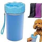 SunyGlowy Dog Paw Cleaner and Washer Kit with Towel