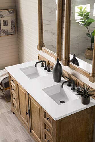 60 In. Double Vanity Cabinet In Driftwood #TOP4