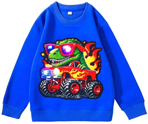 Cinco Diamantes Sudadera Niños Dinosaurio Monster Truck con