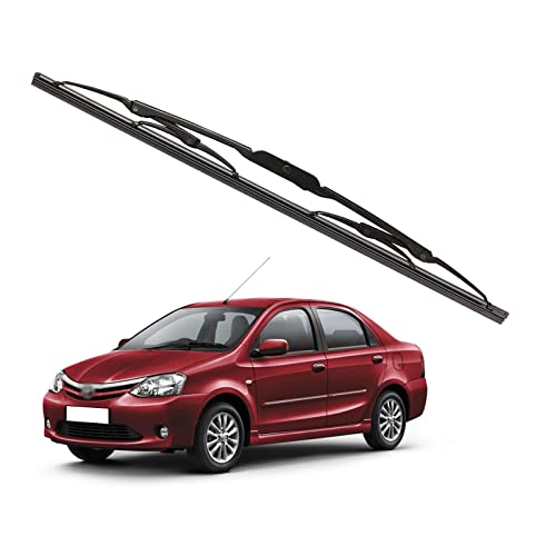 Image of Kylo Windshield Wiper for ETIOS /Conventional and Traditional Metal Type Windshield Water Repellency Scratch Proof Metal Wiper Blades Suitable for ETIOS (SIZE - 26 inch) (PACK OF 1 PC)