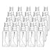 20 PCS 30 ml(1oz) Clear Plastic Mist Spray bottle,Transparent Travel Bottle,Portable Refillable Spray Sprayer Bottle for Travel, Cleaning, Essential Oils