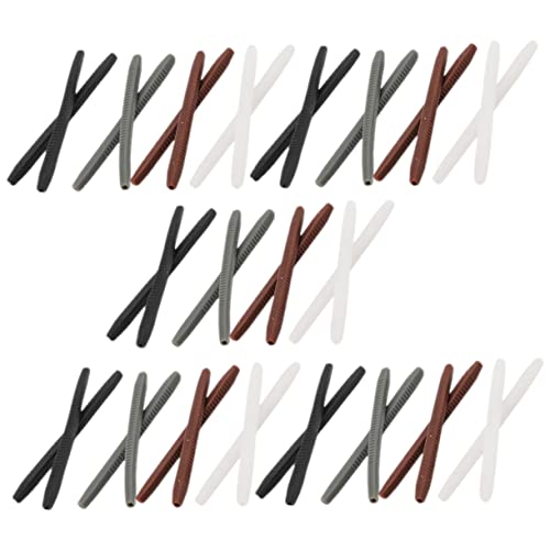 LIFKOME 20 Pack Anti-slip Glasses Leg Covers Silicone Eyeglass Ear Pads Comfortable Ear Grips for Outdoor Activities