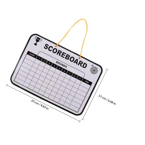Pizarra de marcadores para golf Abaodam portátil miniatura 2
