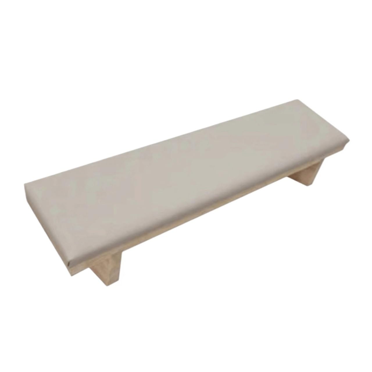 Cuscino for mano smussato con design inclinato Supporto salvaspazio for unghie for bracciolo Accessori for supporto artistico morbido(Beige)