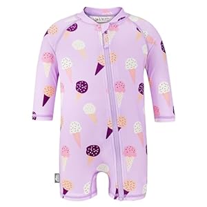 JAN & JUL Long Sleeve 1-pc UV Jumpsuit Rash Guard (Baby, Toddler)