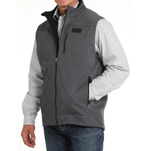 Cinch Men's Brown Softshell Vest Brown