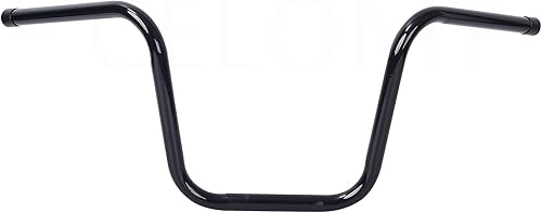 Miniatura 10 de 78" Drag Ape Hanger Manillar Fit Bobber Brat Cafe Chopper Custom Motocicletas Harley Sportster Cromo (8 pulgadas)