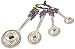 Ganz 4-Piece Measuring Spoons Set with Color, Grapes