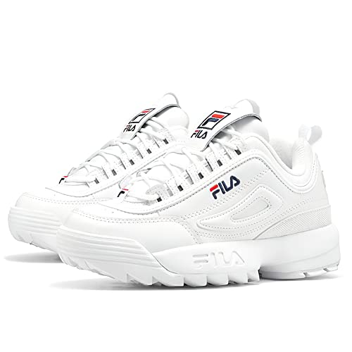 Image of Fila Men's Disruptor 2 Lightweight Comfortable Everyday Casual Stylish Low-Top Trainer Shoes