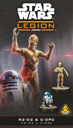 Asmodee, Star Wars: Legion – R2-D2 & C-3PO, DE-Version, Tabletop-Erweiterung für 2 Spieler ab 14 Jahren mit 120-180 Minuten Spielzeit, Mehrsprachig