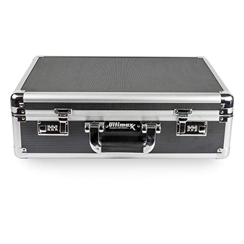 Ultimaxx�s Medium Aluminum Hard Case with Pre-Cut Foam�for Travel and Storage of Drones, Gear, and Equipment � for All DJI Mavic Models (Mavic Pro, Mini, Etc.), Autel EVO, Ryze Tech Tello, and More