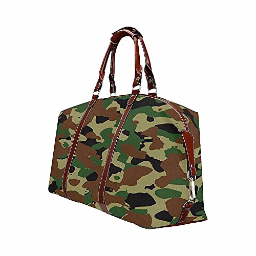 Duffel Weekender Overnight Travel Carry on Bags with Pocket Camo Gym Tote Workout Bag for Women2