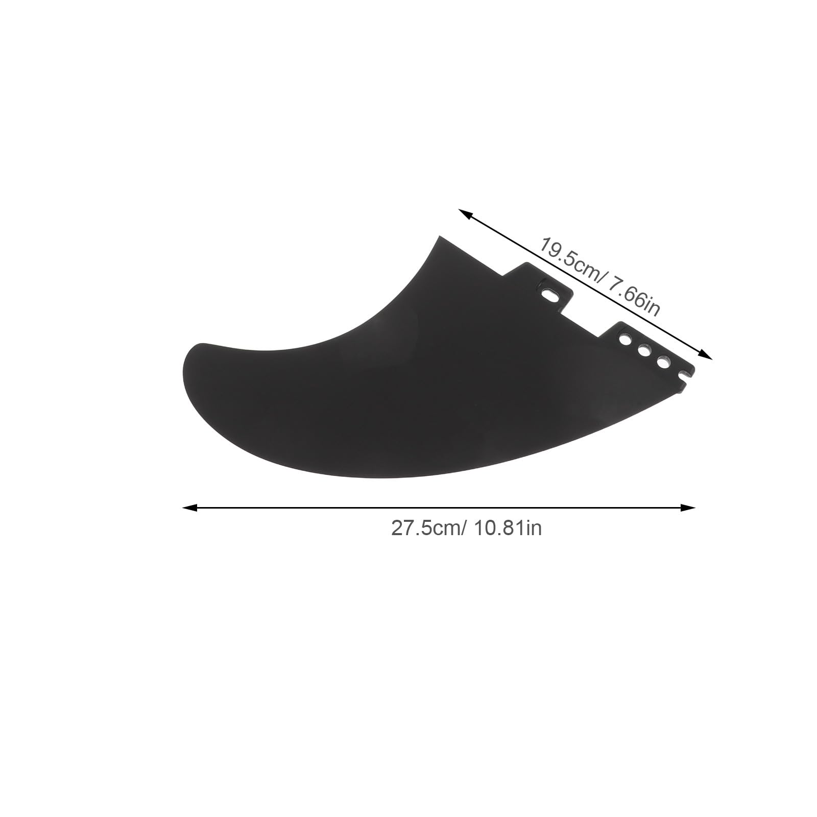 Yardwe 1 Jeu d'ailerons de Rechange pour Planche de Paddle Gonflable : ailerons stabilisateurs universels de 5,4 Pouces pour Planches de Stand-up et Kayak