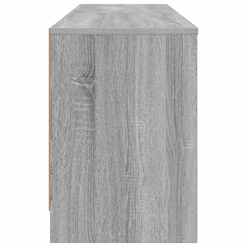 Armarios para cama gris Sonoma de 66 cm con 4 compartimentos 7