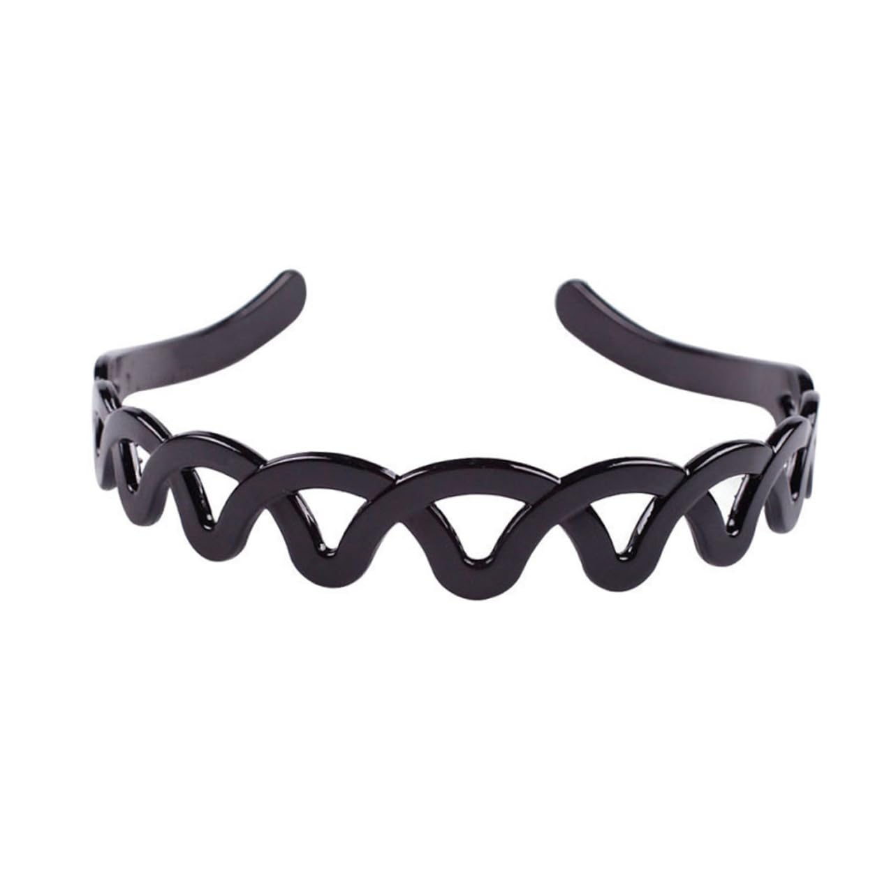 FOMIYES 2 Set - Fascia Per Con Personalità Per Donne E Uomini A Forma Di Onda Per L'uso Quotidiano 8 Pezzi * 2
