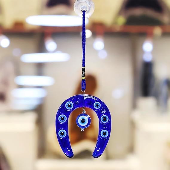 Multicolore lot de 1 amulette Evil Eye murale suspendue traditionnelle - 2