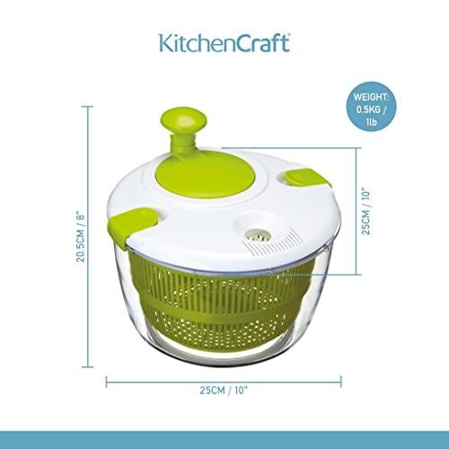 Deluxe BPA-Free Salad Spinner - Easy Clean, Large Size - Image 3