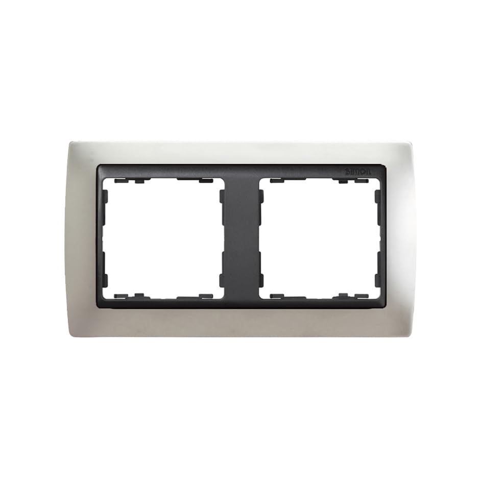 Simon 82824-33 placa de pared y cubierta de interruptor Aluminio