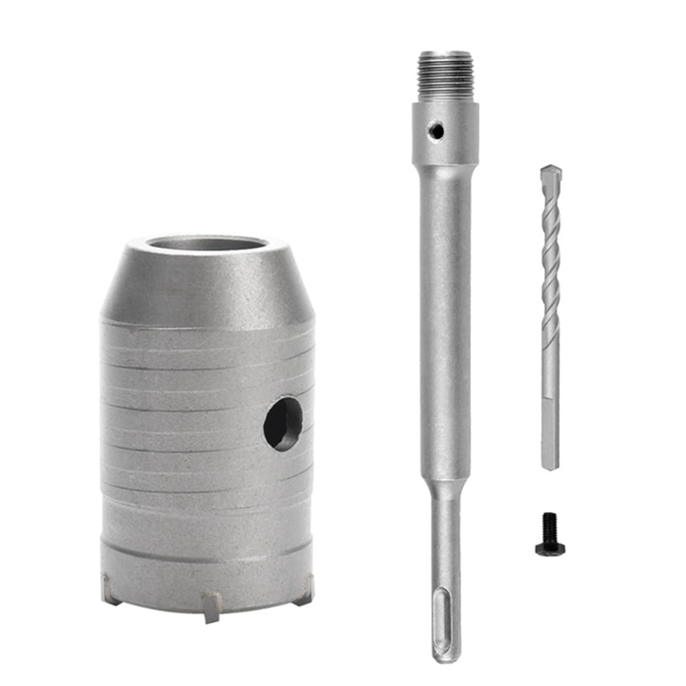 Scie cloche murale 45mm avec tige ronde SDS Plus pour forage du béton