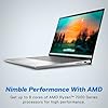 Dell Inspiron 14 5435 Laptop | 16:10 FHD+ (1920 x 1200) Display | AMD Ryzen 7 7730U | 16 GB 4266MHz LPDDR4x RAM | 1 | AMD Radeon Graphics | UK/Irish Qwerty Backlit Keyboard | Platinum Silver - Image 7