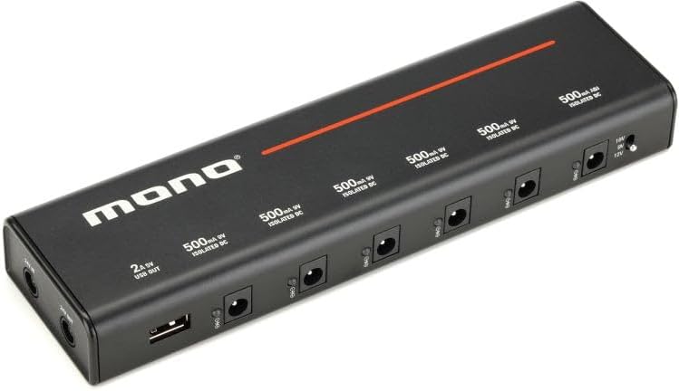 MONO 7-outlet Isolated Pedalboard Power Supply - Medium