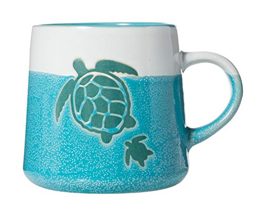 Mug artesanal Cape Shore 16oz diseño tortugas