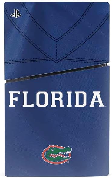 Skinit Decal Gaming Skin Compatible with PS5 Slim Digital Edition Bundle - Officially Licensed University of Florida Blue Jersey Design