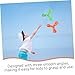 Abaodam 2Pcs Soft Triangle Boomerangs Safe Flying Playthings for Outdoor Fun Bright Colors for Easy Spotting for Park and Beach Activities