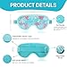 SEIWEHIDO Cooling Eye Mask Cold Eye Compress Mask for Puffy Eyes, Reusable Eye Ice Pack Gel Ice Eye Mask for Tired Eyes, Eyes Surgery, Migraines, Stress Relief, Itchy Eyes, Skin Care, Eye Spa 2PCS